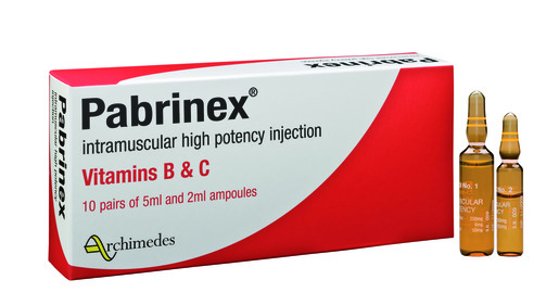 Picture of Pabrinex (5ML/2ML I/M x 10 AMP)
