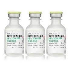 Picture of Bacteriostatic Saline 0.9 Sodium Chloride  (30ml)