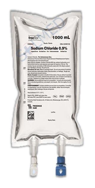 Picture of Saline Bag Sodium Chloride (1000ml)