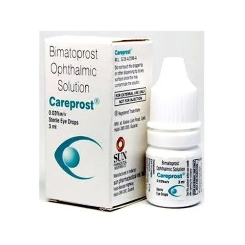 Picture of bimatoprost eye drops 300ug/ml (0.03%)  BOTTLE (3ml Bottle )