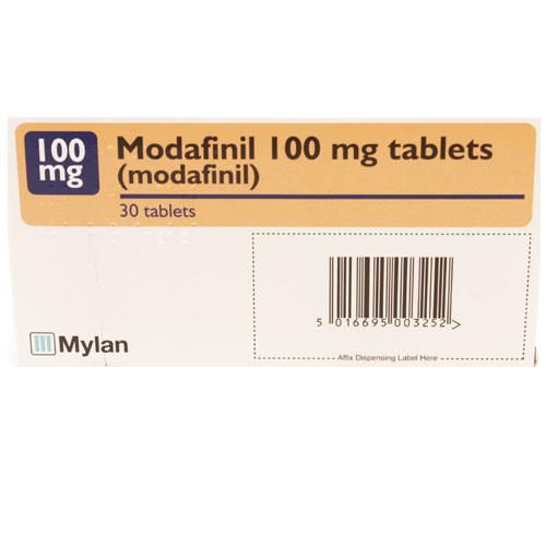 Picture of Modafanil 100mg 30 tabs