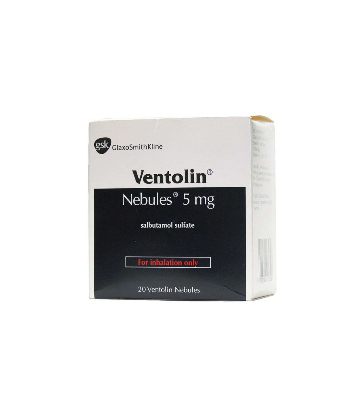 Picture of Salbutamol Nebule 5mg/2.5ml (20 vials )