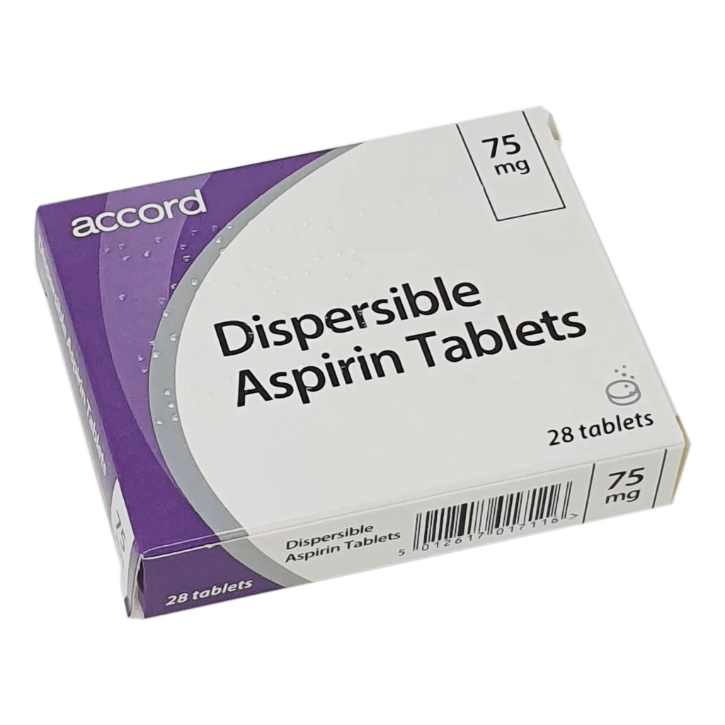 Picture of SOLUBLE ASPRIN 75mg (28 tablets)