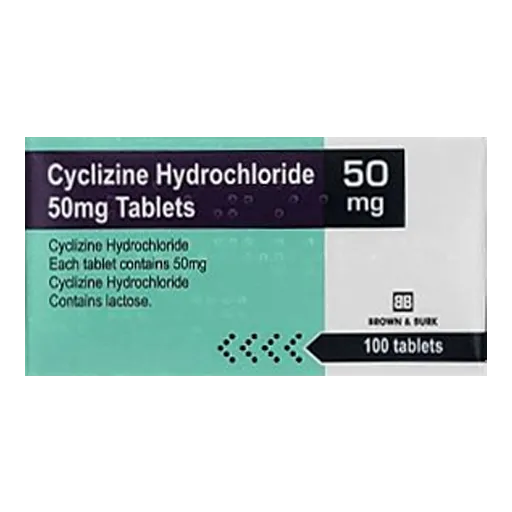 Picture of Cyclizine 50mg tablets (100  tab)