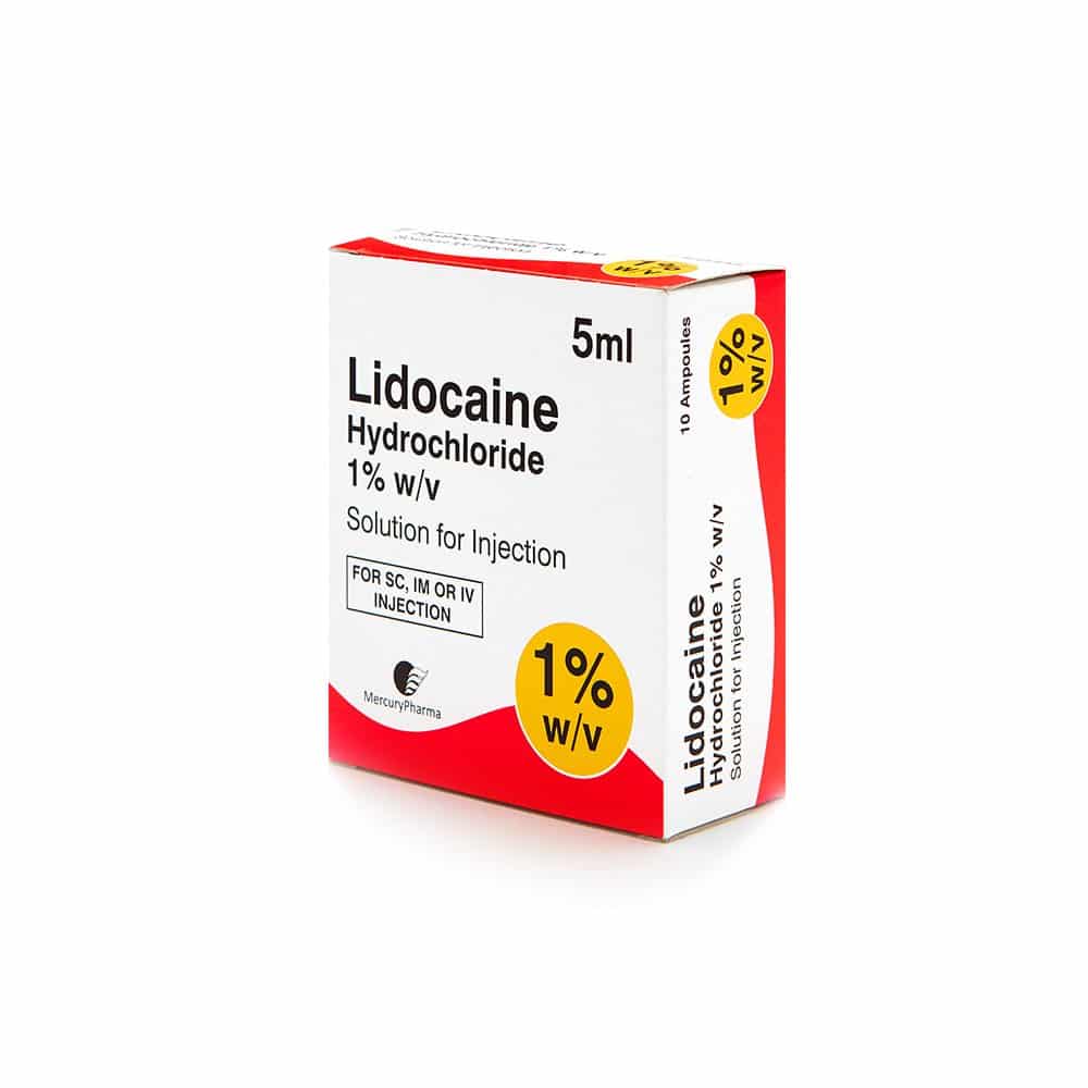 Picture of Lidocaine for Injection 1% (1 X 20ML AMP)