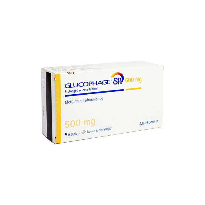 Picture of Glucophage SR 500mg (56 tablets)