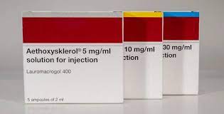 Picture of Aethoxysklerol 5mg/ml 0.5% (5 x 2ml)